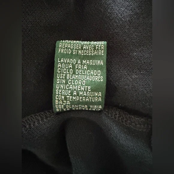 Lauren Ralph Lauren Black Polo with Gold Emblem, Men’s Small - Picture 4 of 7